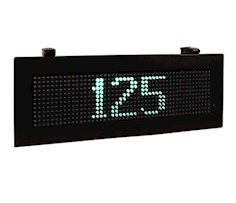 Single message vehicle counting sign